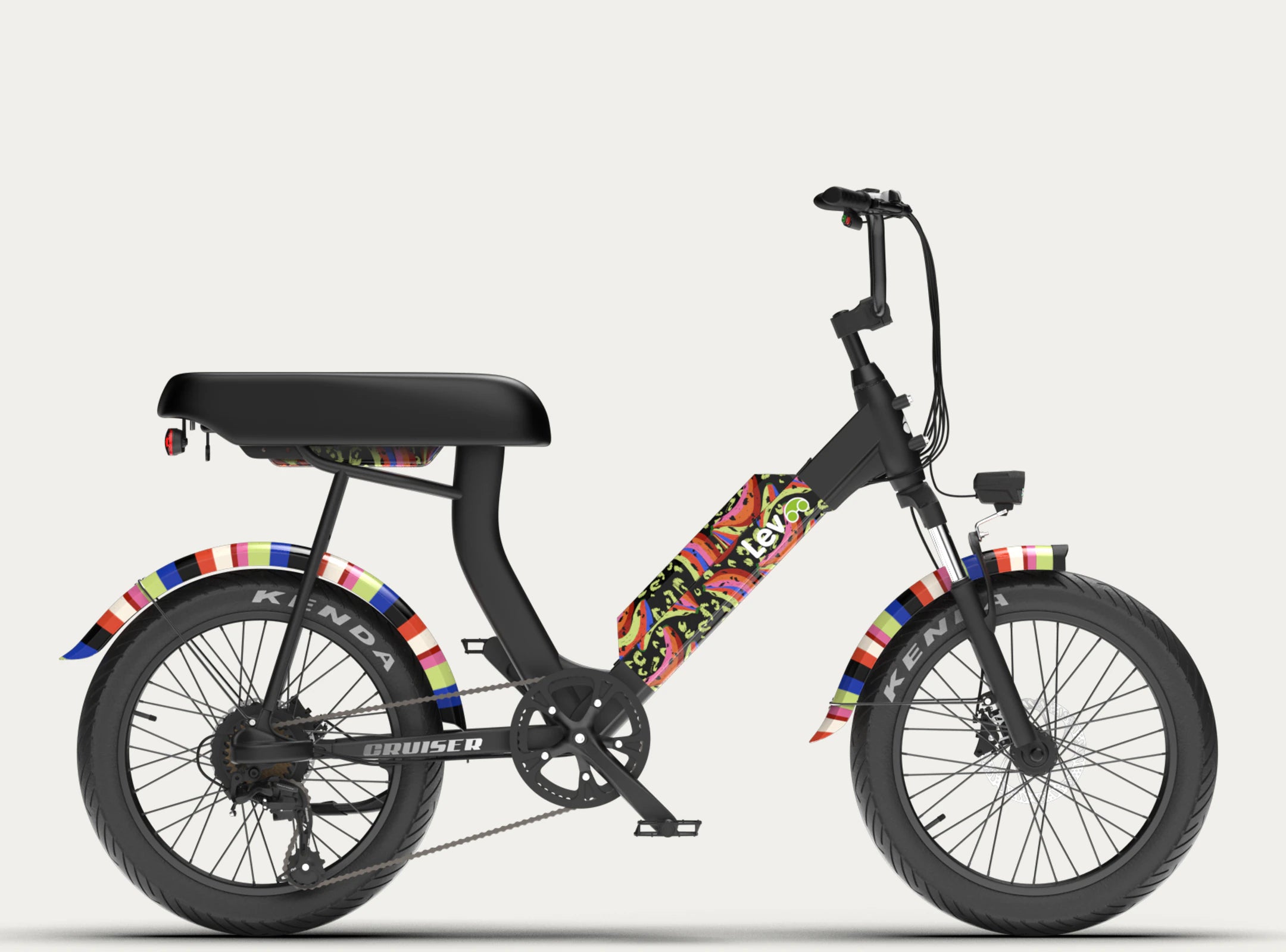 Bicicleta elétrica Lev x FARM - Modelo Cruiser Bananada