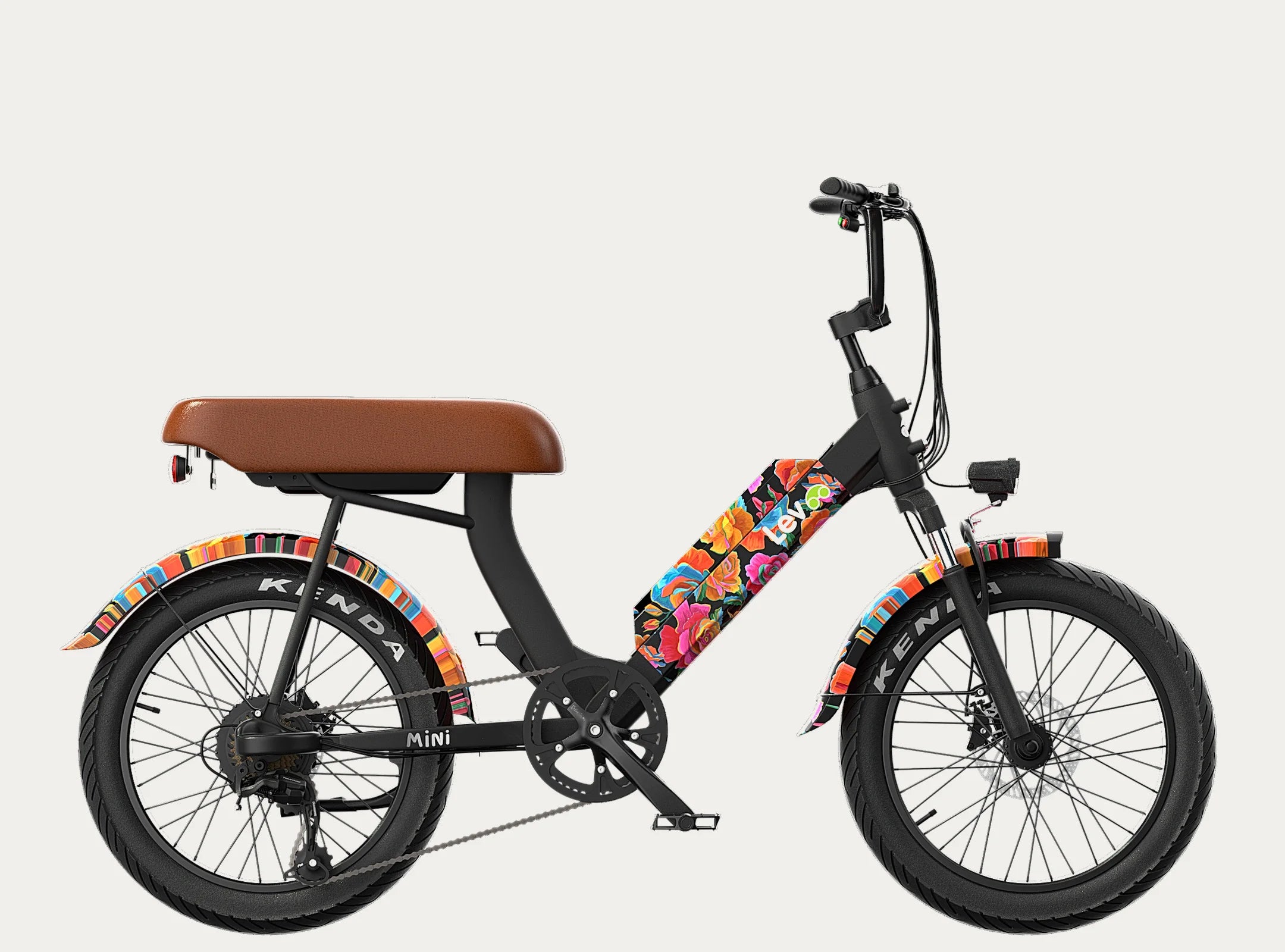 Bicicleta elétrica Lev x FARM - Rosas Pintadas