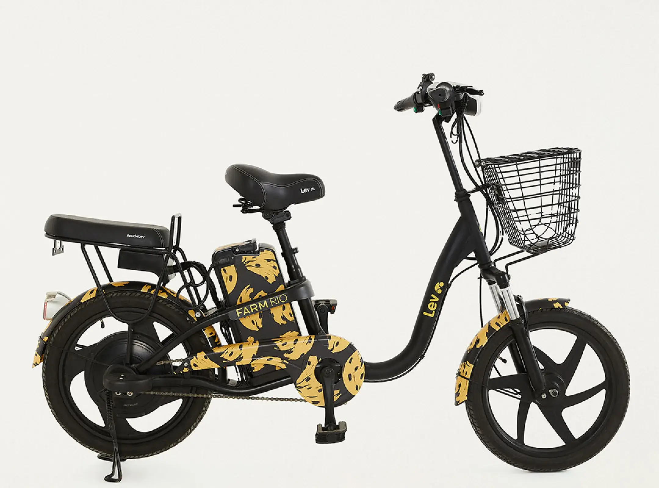 Bicicleta elétrica Lev x FARM - Modelo Bossa Banana